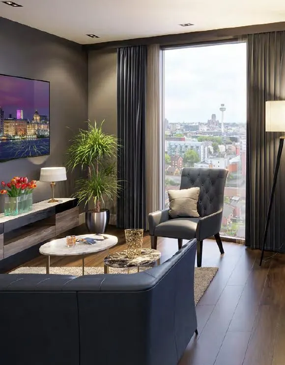 Three-bedroom superior apartment living room