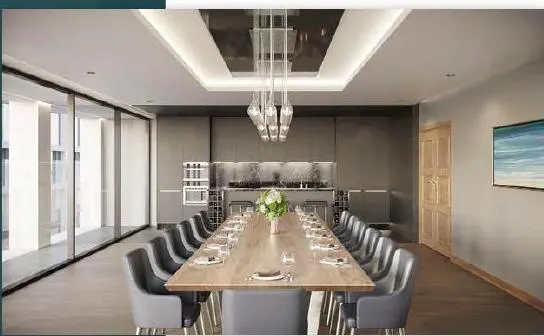 Private dining area