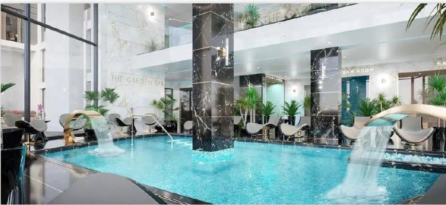 Garden Spa relaxation and pool area