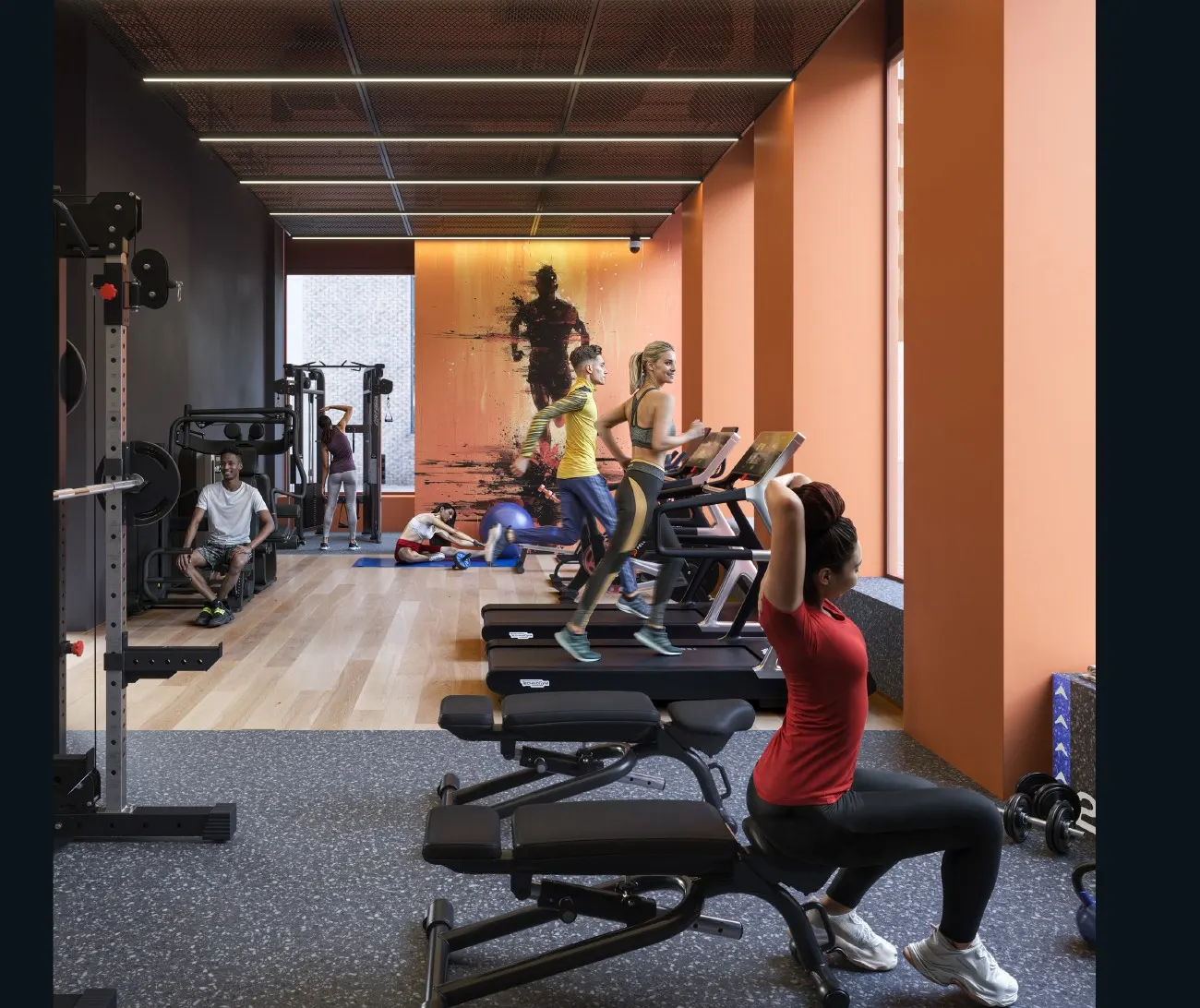 Residents' gymnasium at Obsidian
