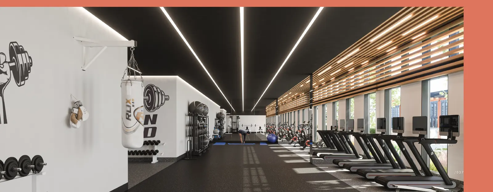 2,500 sq ft gymnasium at The Waterhouse Club